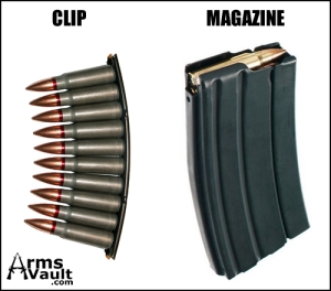 gun clip and magazine